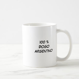 Cabeza, 100 %DogoArgentino Coffee Mug