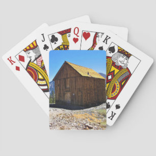 Cabin at Bennettville, Tioga Pass, California Poker Cards