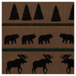 Cabin Blanket Design Fabric by Leslie Harlow