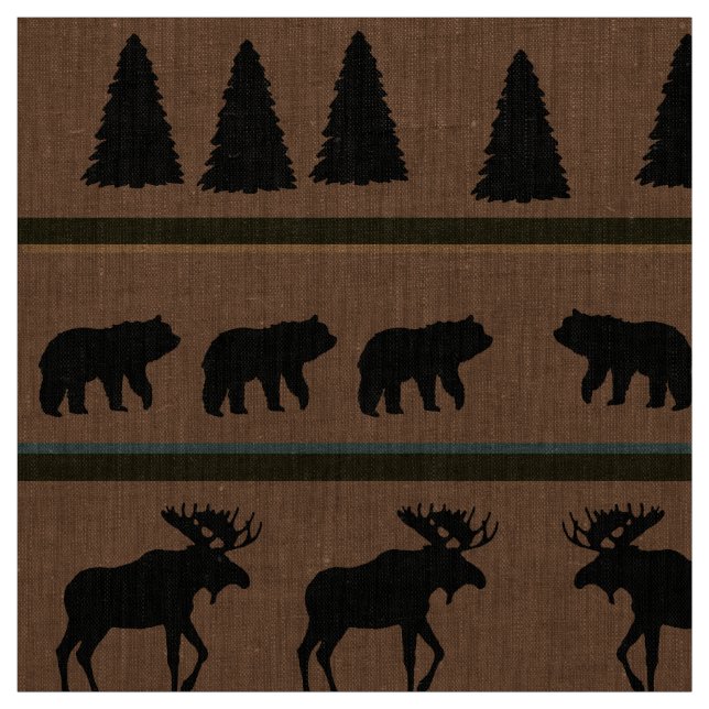 Cabin Blanket Design Fabric by Leslie Harlow (Swatch)
