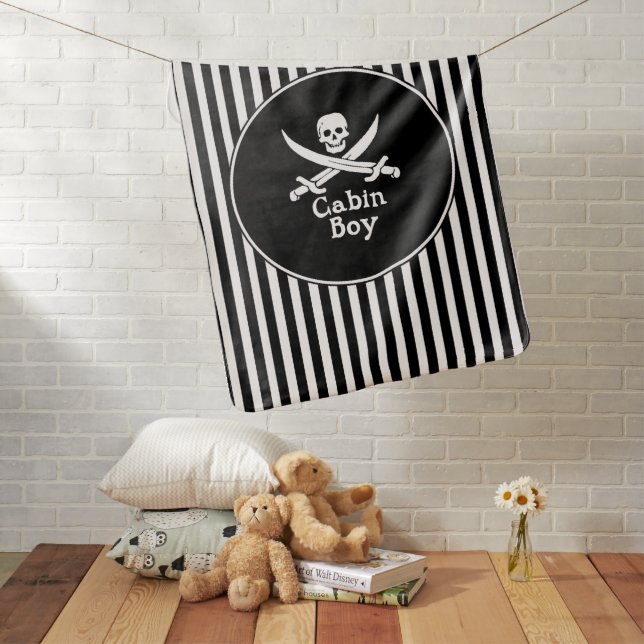 Cabin Boy Baby Blanket (In Situ)