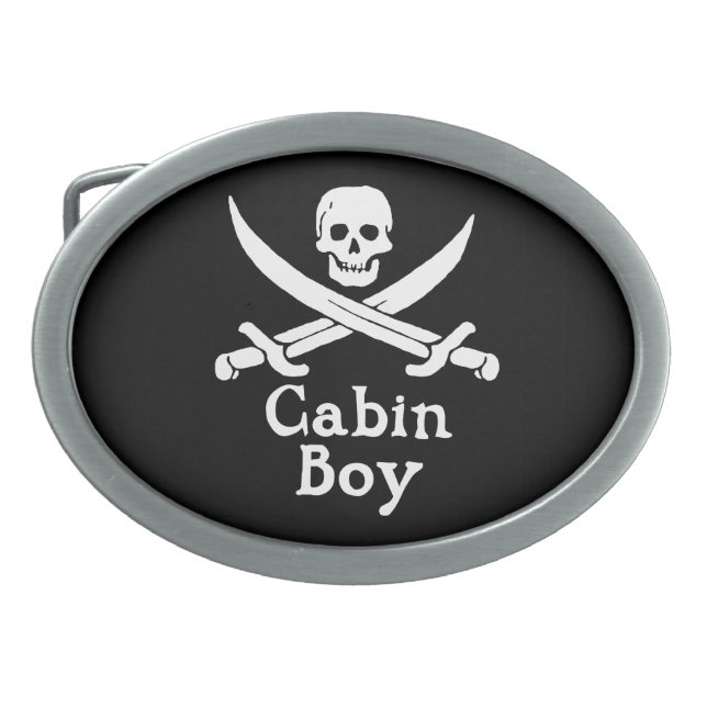 Cabin Boy Belt Buckle (Front)