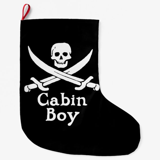 Cabin Boy Large Christmas Stocking (Front)