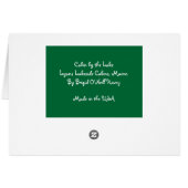 Cabin by the Lake Card by Brigid O'Neill Hovey (Back Horizontal)
