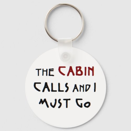 cabin calls keychain
