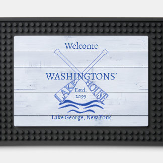 Cabin Cottage Deck Lake House - Bar Mat