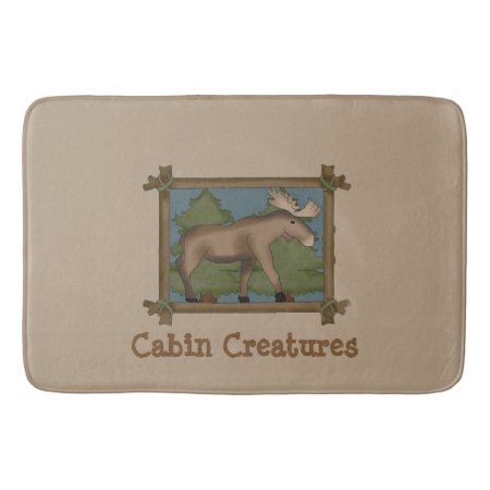 Cabin Creatures Moose Bath Mat