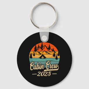 Cabin Crew 2025 Cabin Group Vacation Mountain Frie Keychain