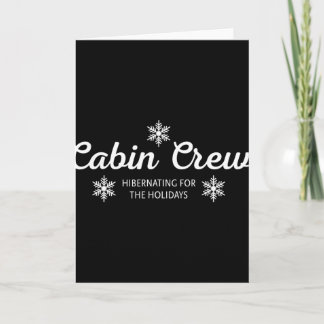 Cabin Crew Christmas Pjs Family Christmas Pajamas Card