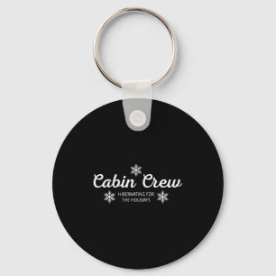 Cabin Crew Christmas Pjs Family Christmas Pajamas Keychain