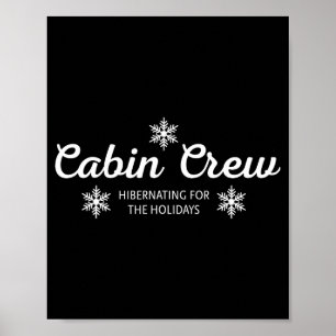 Cabin Crew Christmas Pjs Family Christmas Pajamas  Poster