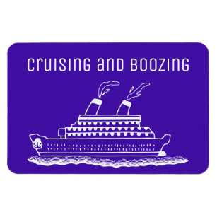 Cabin Door Cruise Ship Travel Crusing and Boozing Magnet