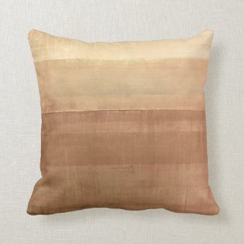 'cabin Fever' Brown Abstract Art Throw Pillow by T30Gallery at Zazzle