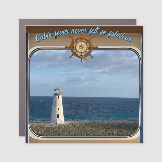 Cabin Fever Cruise Magnet (Front)