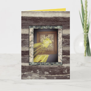 Cabin Fever Encouragement Card