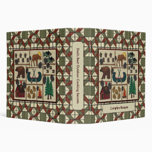 Cabin Fever Lodge Look Camping Recipe Binder