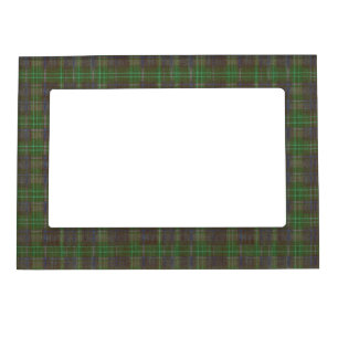 Cabin Forest Green Tartan Magnetic Frame