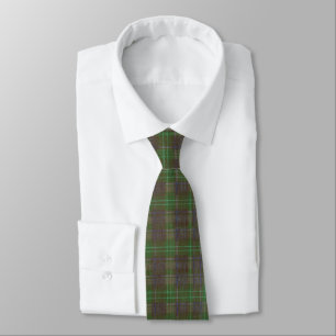 Cabin Forest Green Tartan Neck Tie