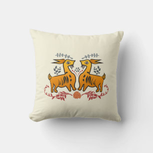 Cabin Goat Pillow