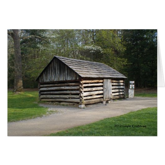 Cabin in Cades Cove Cards (Front Horizontal)