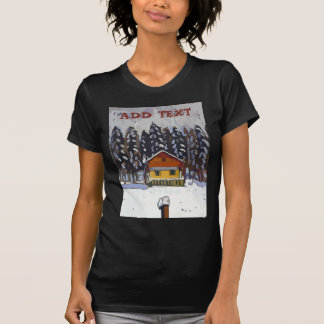 Cabin In Snow T-Shirt