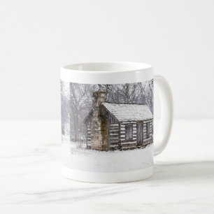 Cabin In The Snow Coffee Mug