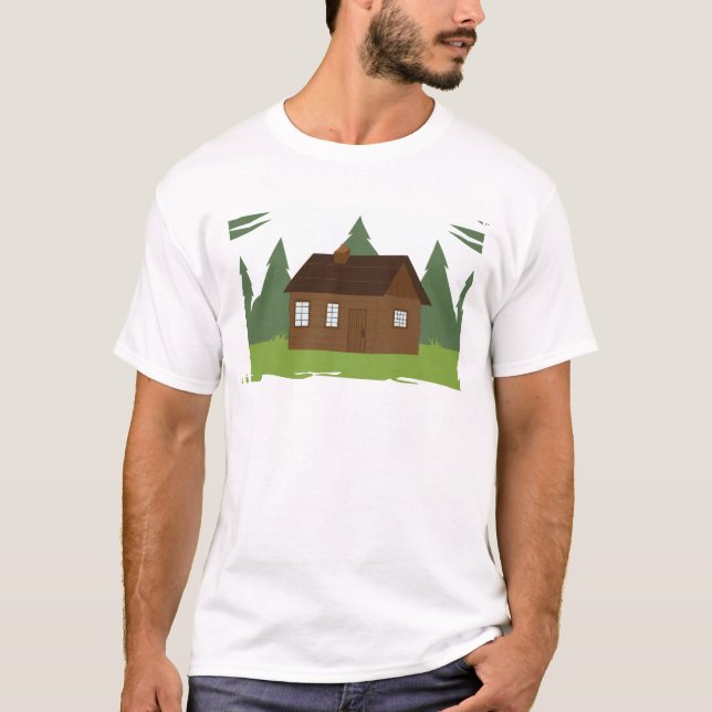 Cabin in the Trees T-Shirt (Front)