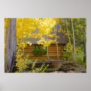 Cabin in the Woods, Autumn Poster