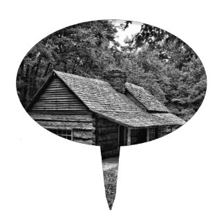 Cabin in the woods cake topper