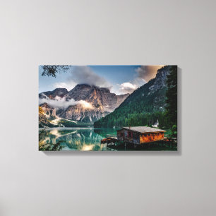 Cabin in the Woods Canvas Print