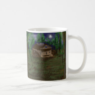 cabin in the woods cozy mug