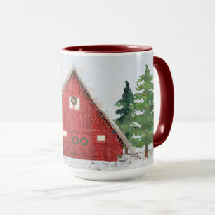 Cabin in the Woods Holiday Mug