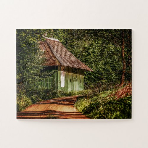 CABIN IN THE WOODS JIGSAW PUZZLE