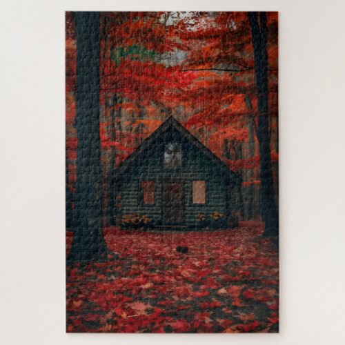 Cabin In The Woods Jigsaw Puzzle