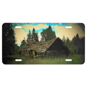 Cabin in the Woods License Plate