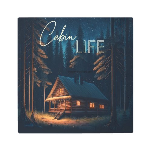 Cabin Life  Camping Themed Art