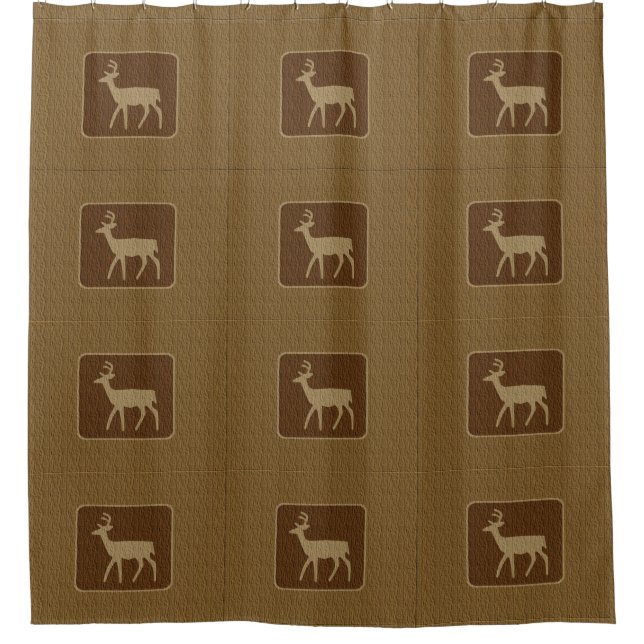 Cabin Life Shower Curtain (Front)