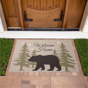 Cabin Life - Welcome Home Bear Doormat