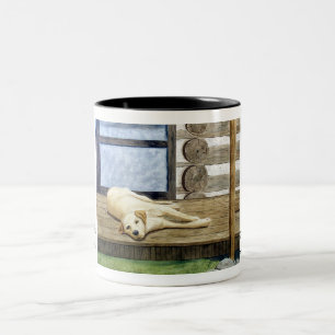 Cabin Living Yellow Lab Mug