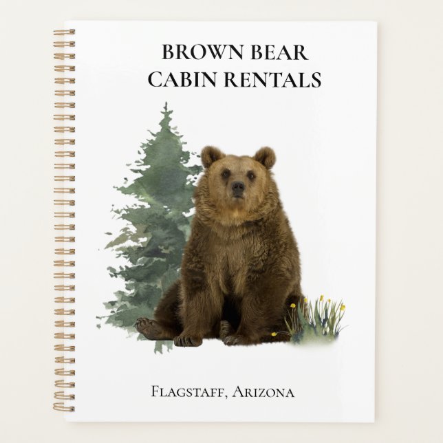 Cabin Mountain Home Appointment STR  Planner (Front)