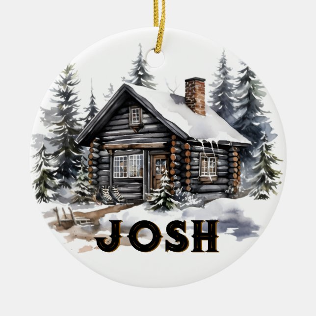 Cabin Name Ornament (Front)