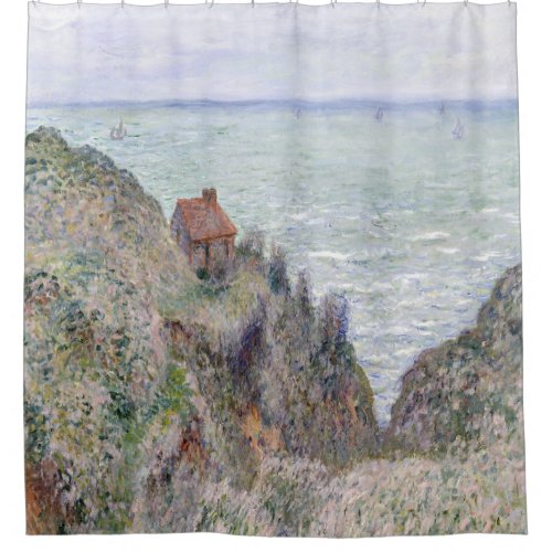 Cabin of the Customs Watch by Claude Monet Shower Curtain