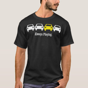 Cabin Pressure Always Playing Yellow Car T-Shirt