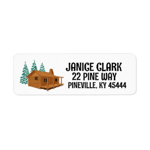 CABIN RETURN ADDRESS LABELS