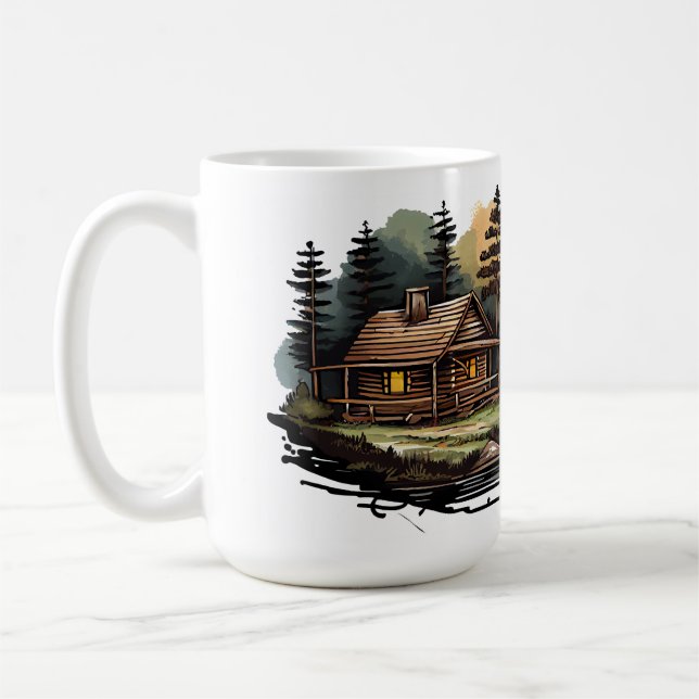 Cabin Series 15 oz Classic Mug (Left)