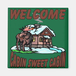 Cabin Sweet Cabin Magnet
