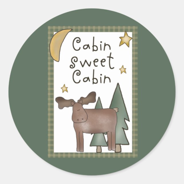 Cabin Sweet Cabin Stickers (Front)