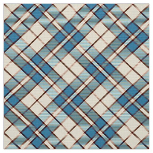 Cabin Tartan Snow Queen Fabric