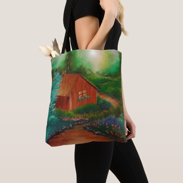 Cabin Tote Bag (Close Up)
