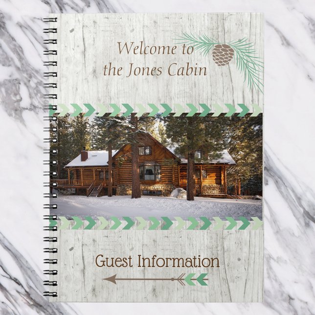 Cabin Vacation Home Rental Property Guest Book (Creator Uploaded)